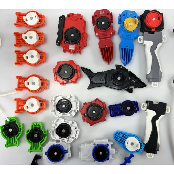 Beyblades Launchers & Rip Cords Mixed Lot of Various 31 Pieces - Picture 8 of 13